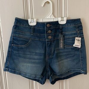 Charlotte Russe Indigo Jean Shorts